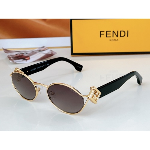 Fendi AAA Quality Sunglasses #1235296 $64.00 USD, Wholesale Replica Fendi AAA Quality Sunglasses