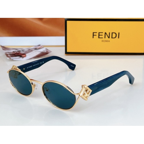 Fendi AAA Quality Sunglasses #1235297 $64.00 USD, Wholesale Replica Fendi AAA Quality Sunglasses