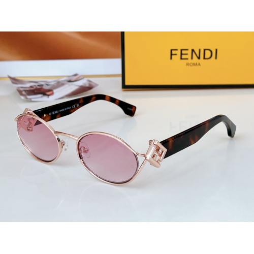 Fendi AAA Quality Sunglasses #1235298 $64.00 USD, Wholesale Replica Fendi AAA Quality Sunglasses