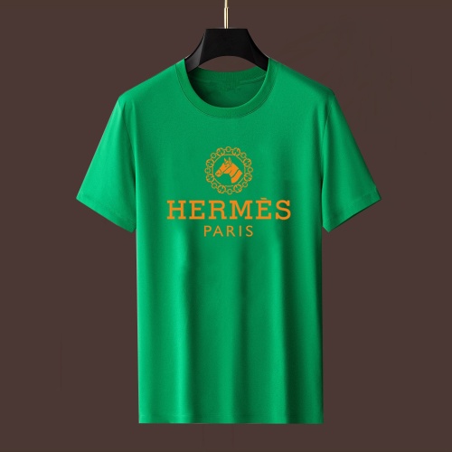 Hermes T-Shirts Short Sleeved For Unisex #1235301 $25.00 USD, Wholesale Replica Hermes T-Shirts