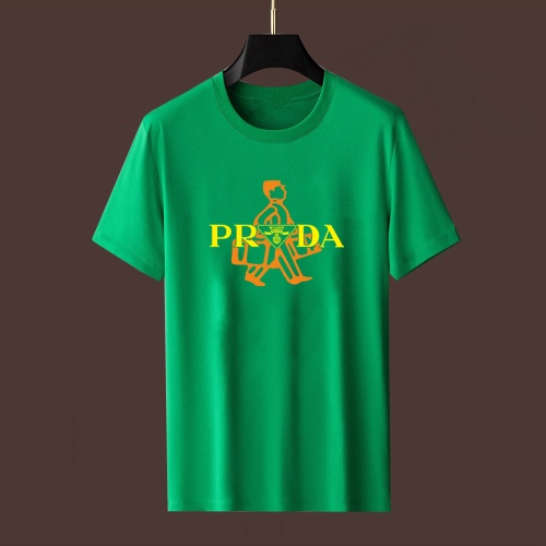 Prada T-Shirts Short Sleeved For Unisex #1235308 $25.00 USD, Wholesale Replica Prada T-Shirts