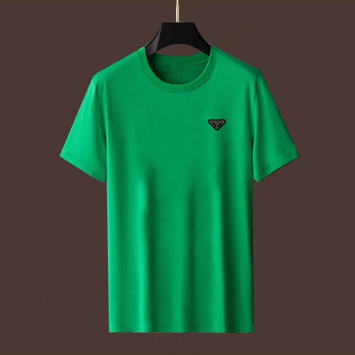 Prada T-Shirts Short Sleeved For Unisex #1235335 $25.00 USD, Wholesale Replica Prada T-Shirts