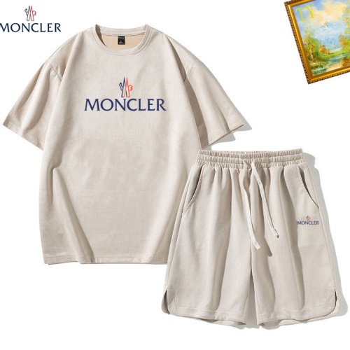 Moncler Tracksuits Short Sleeved For Men #1235342 $48.00 USD, Wholesale Replica Moncler Tracksuits