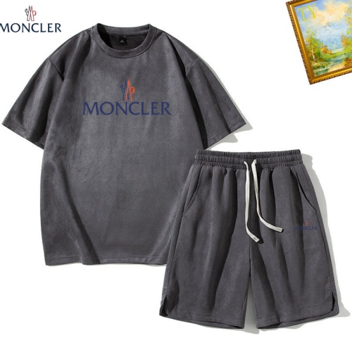 Moncler Tracksuits Short Sleeved For Men #1235343 $48.00 USD, Wholesale Replica Moncler Tracksuits