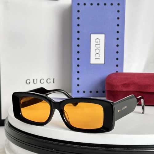 Gucci AAA Quality Sunglasses #1235345 $48.00 USD, Wholesale Replica Gucci AAA Quality Sunglasses