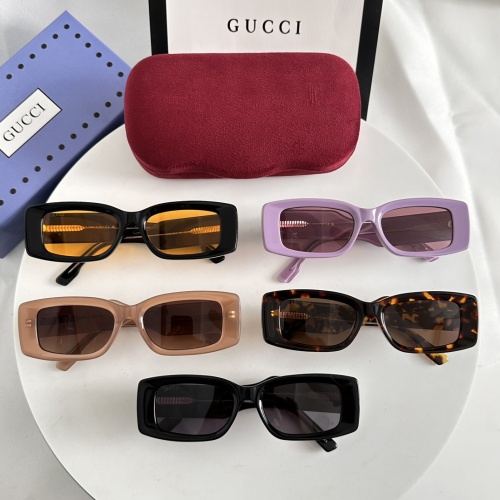 Replica Gucci AAA Quality Sunglasses #1235348 $48.00 USD for Wholesale