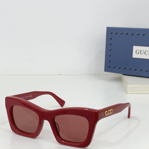 Gucci AAA Quality Sunglasses #1235360 $60.00 USD, Wholesale Replica Gucci AAA Quality Sunglasses