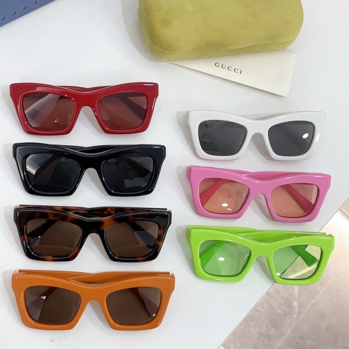 Replica Gucci AAA Quality Sunglasses #1235360 $60.00 USD for Wholesale