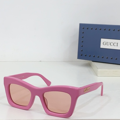 Gucci AAA Quality Sunglasses #1235363 $60.00 USD, Wholesale Replica Gucci AAA Quality Sunglasses