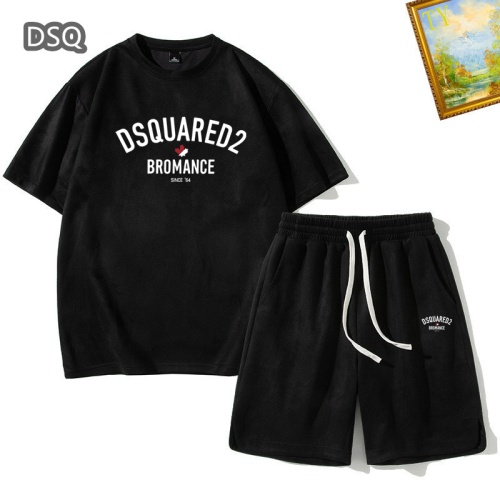 Dsquared Tracksuits Short Sleeved For Men #1235369 $48.00 USD, Wholesale Replica Dsquared Tracksuits