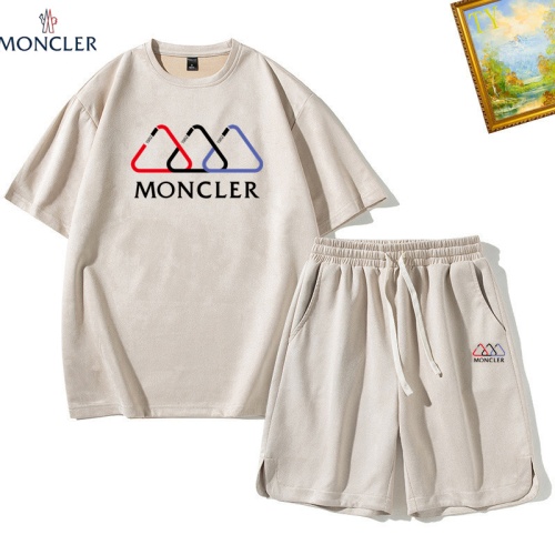 Moncler Tracksuits Short Sleeved For Men #1235370 $48.00 USD, Wholesale Replica Moncler Tracksuits