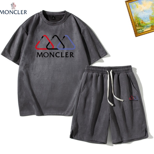 Moncler Tracksuits Short Sleeved For Men #1235371 $48.00 USD, Wholesale Replica Moncler Tracksuits