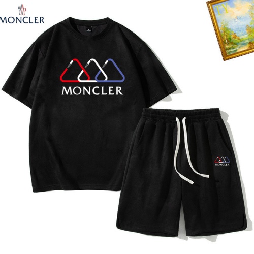 Moncler Tracksuits Short Sleeved For Men #1235372 $48.00 USD, Wholesale Replica Moncler Tracksuits