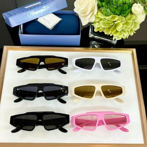 Replica Gucci AAA Quality Sunglasses #1235376 $60.00 USD for Wholesale