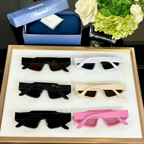 Replica Gucci AAA Quality Sunglasses #1235378 $60.00 USD for Wholesale