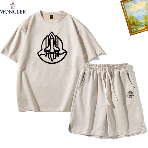 Moncler Tracksuits Short Sleeved For Men #1235382 $48.00 USD, Wholesale Replica Moncler Tracksuits