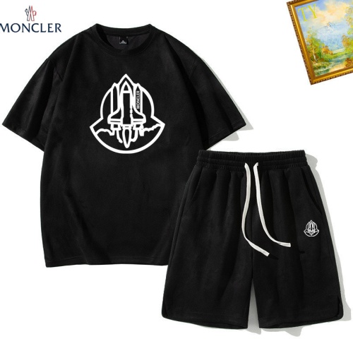 Moncler Tracksuits Short Sleeved For Men #1235384 $48.00 USD, Wholesale Replica Moncler Tracksuits