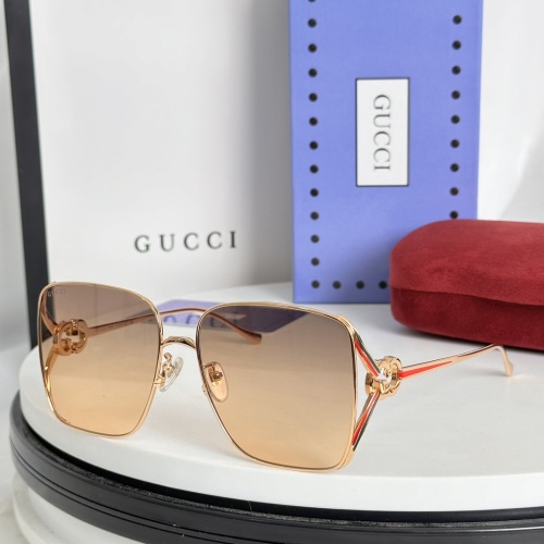 Gucci AAA Quality Sunglasses #1235385 $64.00 USD, Wholesale Replica Gucci AAA Quality Sunglasses