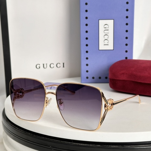 Gucci AAA Quality Sunglasses #1235388 $64.00 USD, Wholesale Replica Gucci AAA Quality Sunglasses