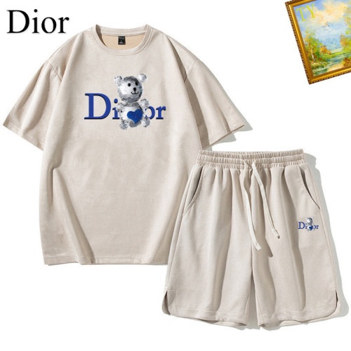 Christian Dior Tracksuits Short Sleeved For Men #1235389 $48.00 USD, Wholesale Replica Christian Dior Tracksuits