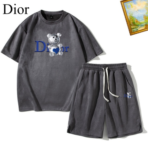 Christian Dior Tracksuits Short Sleeved For Men #1235390 $48.00 USD, Wholesale Replica Christian Dior Tracksuits