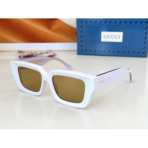 Gucci AAA Quality Sunglasses #1235393 $72.00 USD, Wholesale Replica Gucci AAA Quality Sunglasses