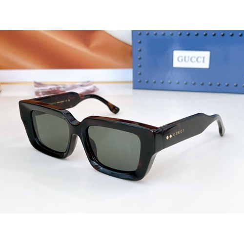 Gucci AAA Quality Sunglasses #1235396 $72.00 USD, Wholesale Replica Gucci AAA Quality Sunglasses