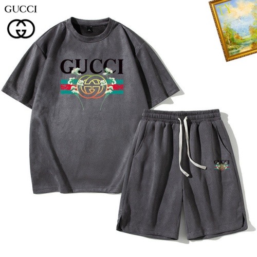 Gucci Tracksuits Short Sleeved For Men #1235408 $48.00 USD, Wholesale Replica Gucci Tracksuits