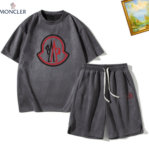 Moncler Tracksuits Short Sleeved For Men #1235411 $48.00 USD, Wholesale Replica Moncler Tracksuits