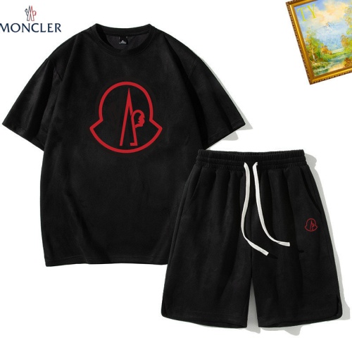 Moncler Tracksuits Short Sleeved For Men #1235412 $48.00 USD, Wholesale Replica Moncler Tracksuits