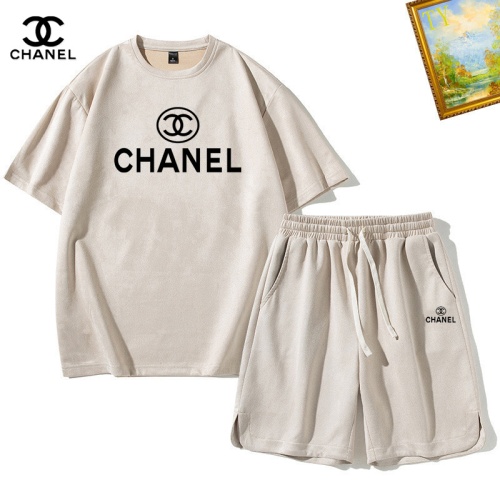 Chanel Tracksuits Short Sleeved For Men #1235422 $48.00 USD, Wholesale Replica Chanel Tracksuits