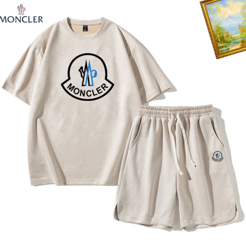 Moncler Tracksuits Short Sleeved For Men #1235428 $48.00 USD, Wholesale Replica Moncler Tracksuits