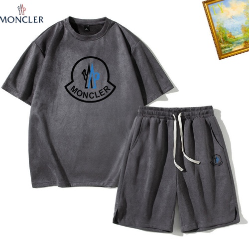 Moncler Tracksuits Short Sleeved For Men #1235429 $48.00 USD, Wholesale Replica Moncler Tracksuits