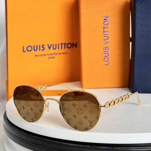 Louis Vuitton AAA Quality Sunglasses #1235444 $48.00 USD, Wholesale Replica Louis Vuitton AAA Quality Sunglasses