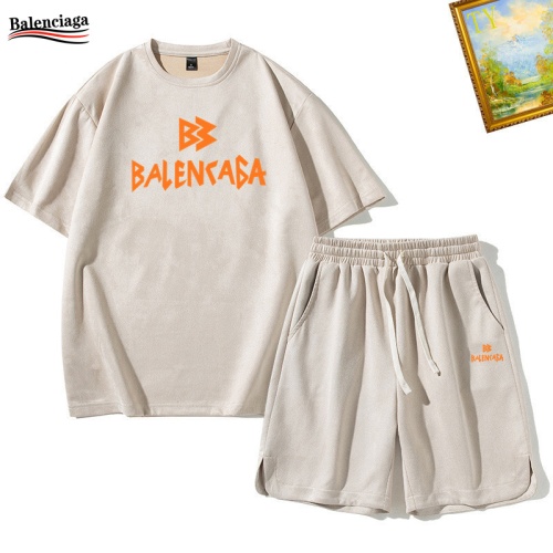 Balenciaga Fashion Tracksuits Short Sleeved For Men #1235446 $48.00 USD, Wholesale Replica Balenciaga Fashion Tracksuits