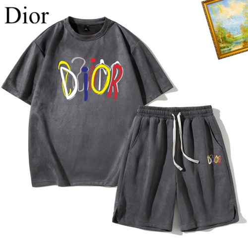 Christian Dior Tracksuits Short Sleeved For Men #1235457 $48.00 USD, Wholesale Replica Christian Dior Tracksuits