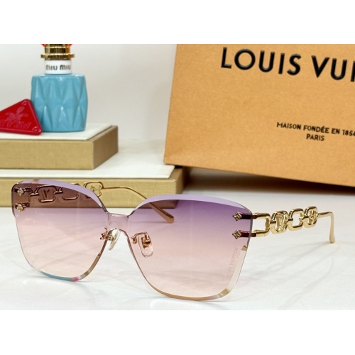 Louis Vuitton AAA Quality Sunglasses #1235465 $60.00 USD, Wholesale Replica Louis Vuitton AAA Quality Sunglasses