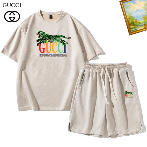 Gucci Tracksuits Short Sleeved For Men #1235472 $48.00 USD, Wholesale Replica Gucci Tracksuits