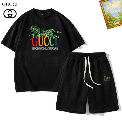 Gucci Tracksuits Short Sleeved For Men #1235474 $48.00 USD, Wholesale Replica Gucci Tracksuits