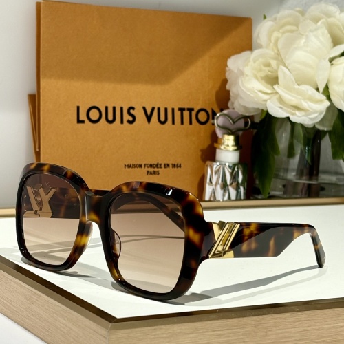 Louis Vuitton AAA Quality Sunglasses #1235481 $64.00 USD, Wholesale Replica Louis Vuitton AAA Quality Sunglasses