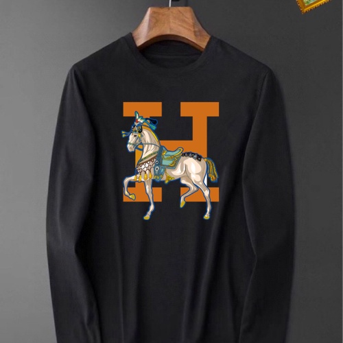 Hermes T-Shirts Long Sleeved For Unisex #1235501 $34.00 USD, Wholesale Replica Hermes T-Shirts