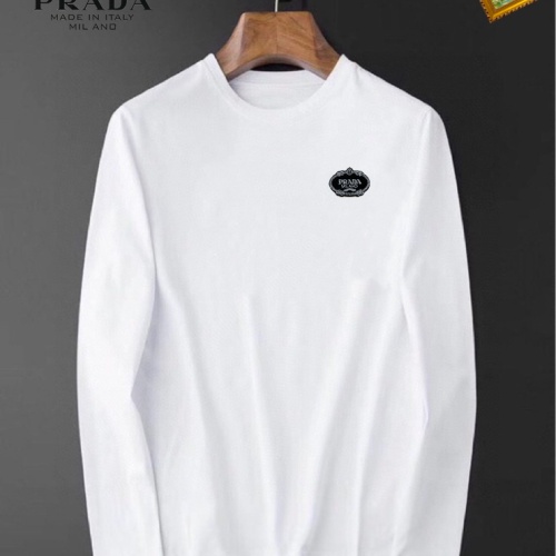 Prada T-Shirts Long Sleeved For Unisex #1235504 $34.00 USD, Wholesale Replica Prada T-Shirts