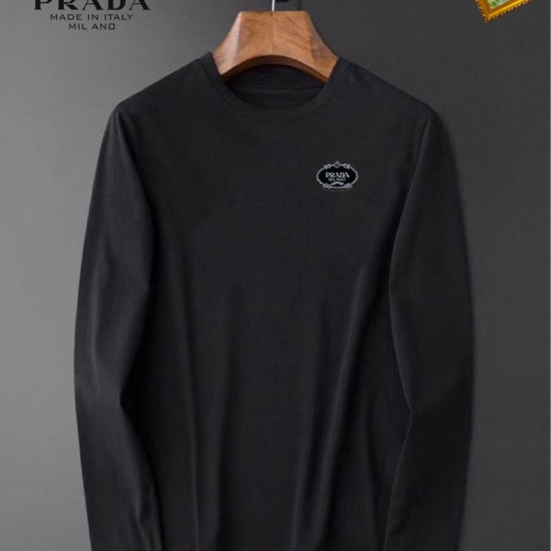 Prada T-Shirts Long Sleeved For Unisex #1235505 $34.00 USD, Wholesale Replica Prada T-Shirts