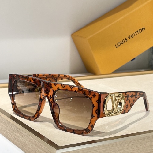 Louis Vuitton AAA Quality Sunglasses #1235510 $80.00 USD, Wholesale Replica Louis Vuitton AAA Quality Sunglasses