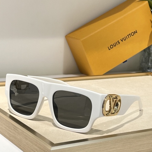 Louis Vuitton AAA Quality Sunglasses #1235511 $80.00 USD, Wholesale Replica Louis Vuitton AAA Quality Sunglasses