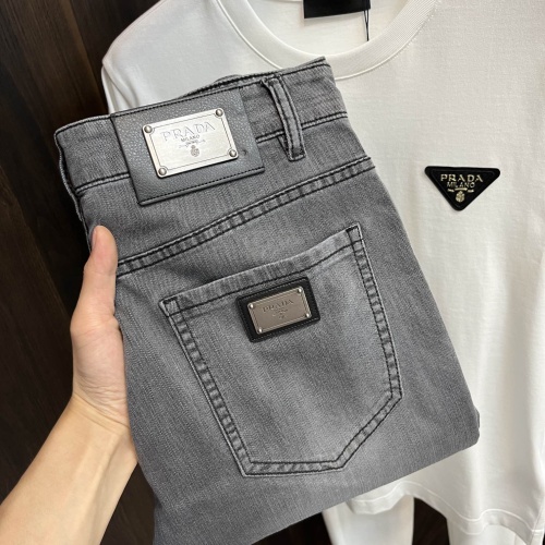 Prada Jeans For Men #1235572 $82.00 USD, Wholesale Replica Prada Jeans