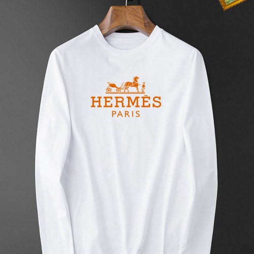 Hermes T-Shirts Long Sleeved For Unisex #1235597 $34.00 USD, Wholesale Replica Hermes T-Shirts