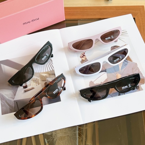 Replica MIU MIU AAA Quality Sunglasses #1235646 $64.00 USD for Wholesale