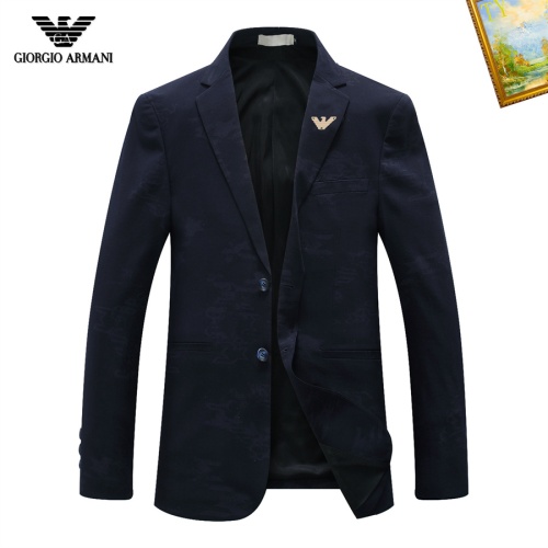 Armani Jackets Long Sleeved For Men #1235649 $68.00 USD, Wholesale Replica Armani Jackets