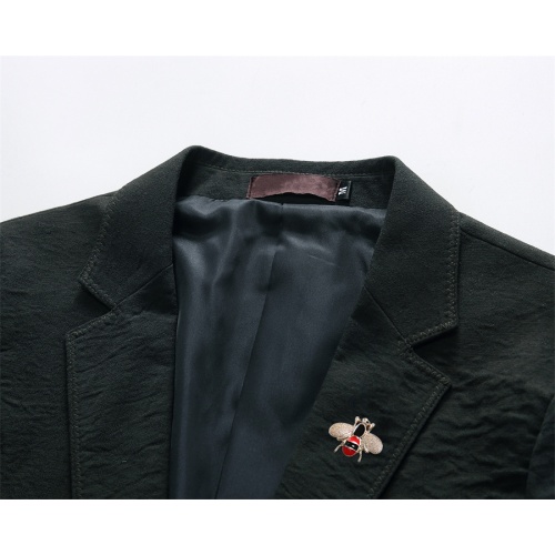 Replica Gucci Jackets Long Sleeved For Men #1235650 $68.00 USD for Wholesale